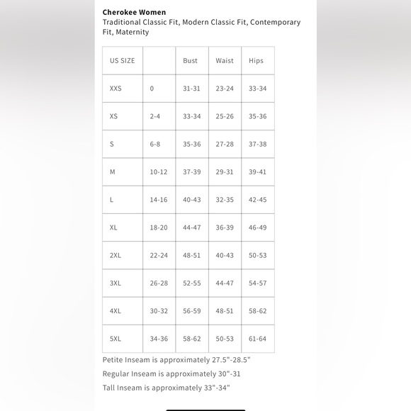 Cherokee WorkWear Women's Elastic Waist Scrub Pant - Tall/Regular - Picture 9 of 9